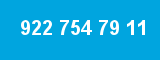 922 754 79 11